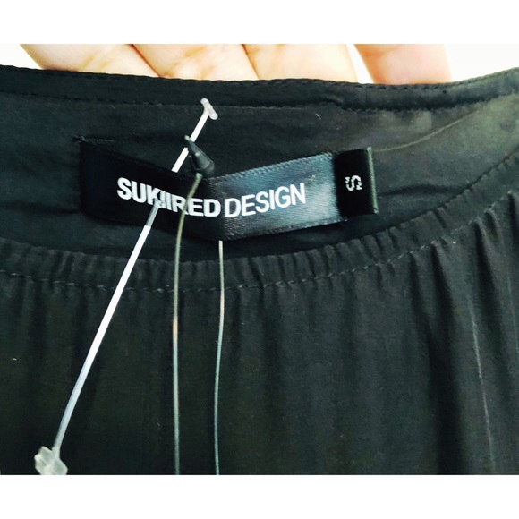 Sukiired Design Black Dress Size Small NWT - Picture 5 of 8